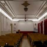 Prima di salire visitiamo l�aula magna